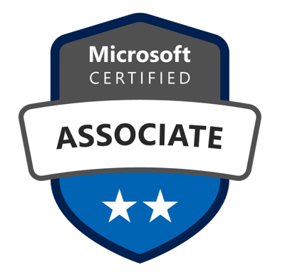 Microsoft Certified Associate badge